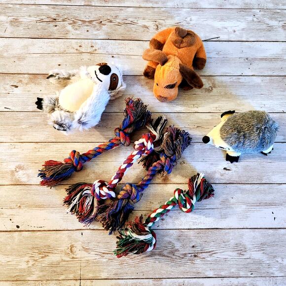 Small Dog Chew Toy Bundle Set of 7 NEW - Picture 1 of 11